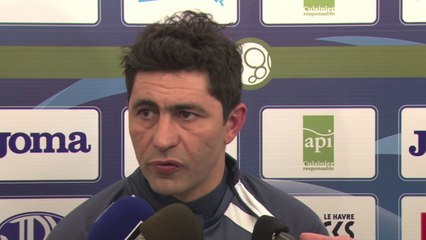 Avant Sochaux - HAC, interview d'Oswald Tanchot