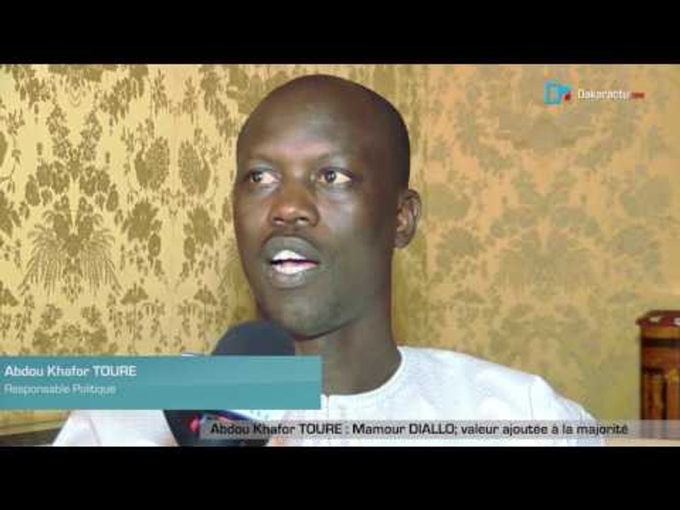 Abdou Khafor TOURE   Mamour DIALLO; valeur ajoutée à la majorité