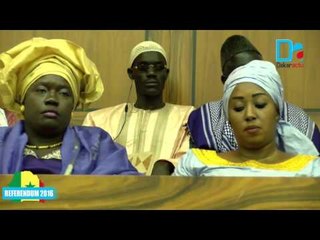 REFERENDUM 2016  : Premier Ministre et Collectivités Lébous au King Fadh Palace