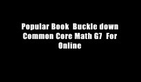 Popular Book  Buckle down Common Core Math G7  For Online