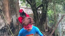 Spiderman vs Captain America Real Life Bajka Po Polsku dla dzieci Nowe Odcinki 2016