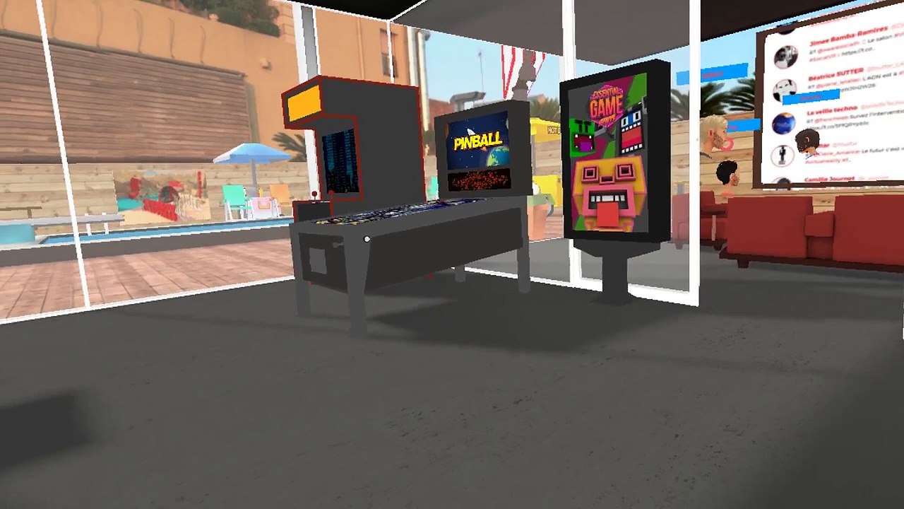 La visite de l'espace virtuel créé par Virtuoz et We Are Social. Au salon Virtuality Paris 2017.