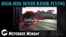 High-side sends rider FLYING | Motorbike Monday