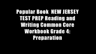 Popular Book  NEW JERSEY TEST PREP Reading and Writing Common Core Workbook Grade 4: Preparation