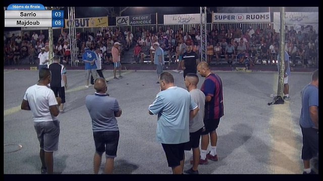 International à pétanque de Ruoms : 16ème SARRIO vs LACHHEB