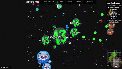 Agar.io | Domiinating and savaging the server #UNCUT