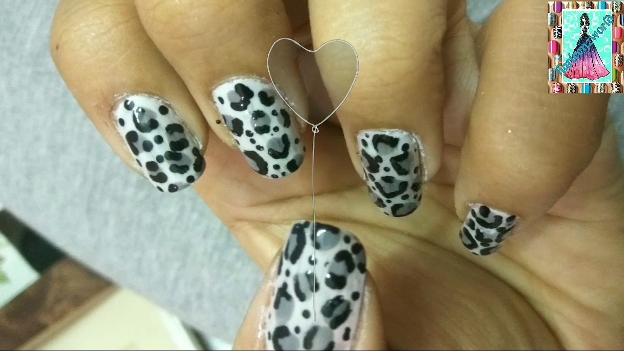 Leopard Nail Art Design