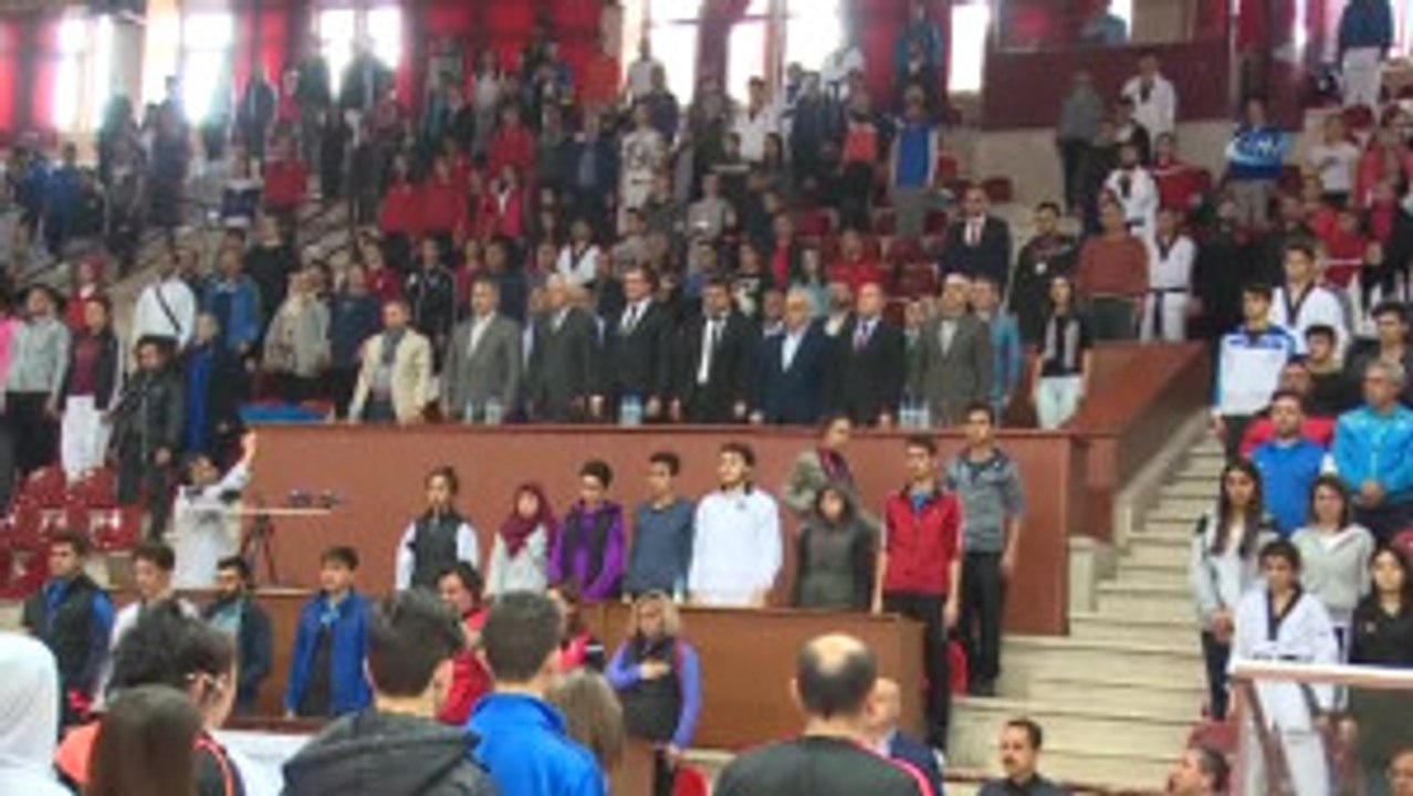 Alanya'da Ümitler Türkiye Tekvando Şampiyonası Açılışı Yapıldı