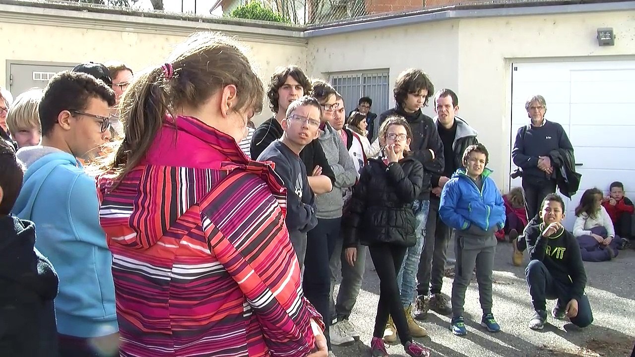 Gap : les enfants de l'IME Bois de St-Jean inaugure leur fresque à la MDPH