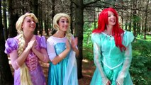 Is Frozen Elsa EATING Ariel Mermaid?! w/ Spiderman, Pink Spidergirl, Joker Prank, Batman &