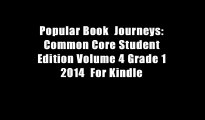Popular Book  Journeys: Common Core Student Edition Volume 4 Grade 1 2014  For Kindle