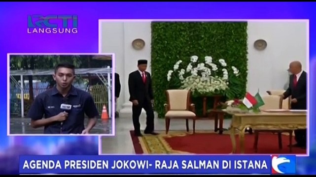 Agenda Presiden Jokowi - Raja Salman di Istana Bogor