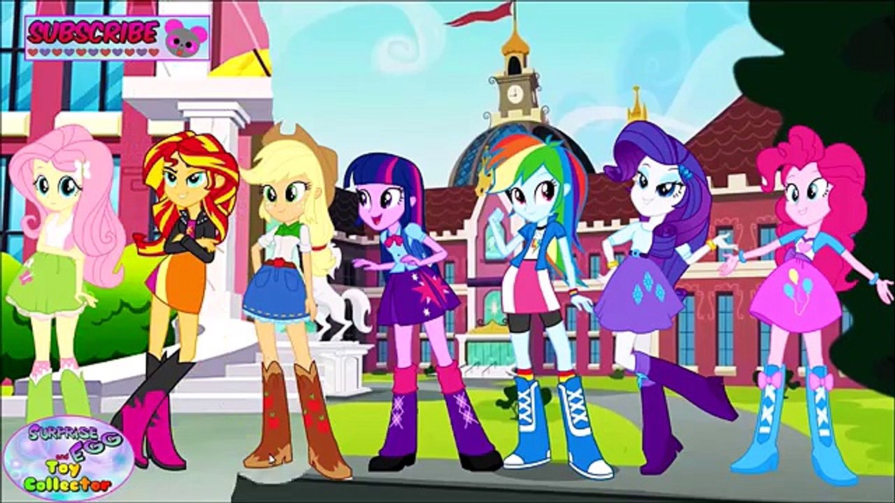 MY LITTLE PONY Mane 6 Transforms Color Swap Coloring Book Surprise Egg and Toy Collector S
