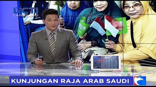 Warga Bogor Sambut Kedatangan Raja Salman di Tengah Hujan Deras