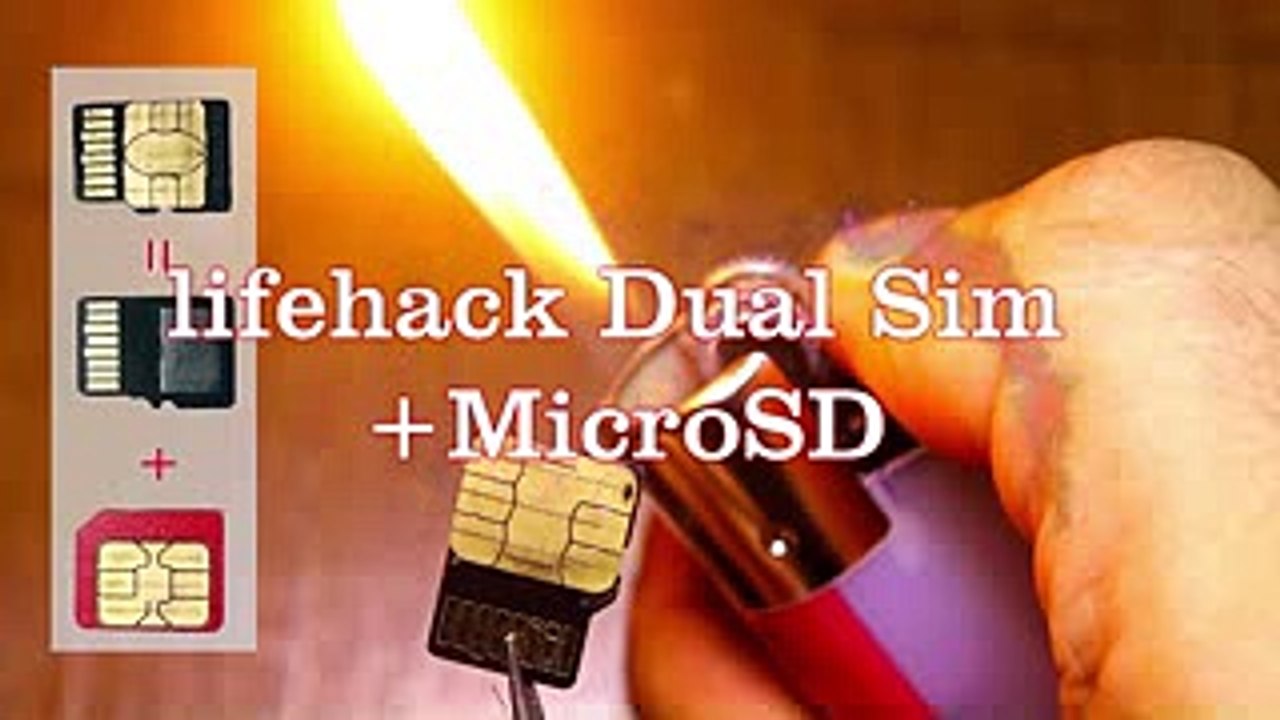 Amazing LifeHack - Dual Sim and MicroSD card working Same time (simultaneously) - YouTube