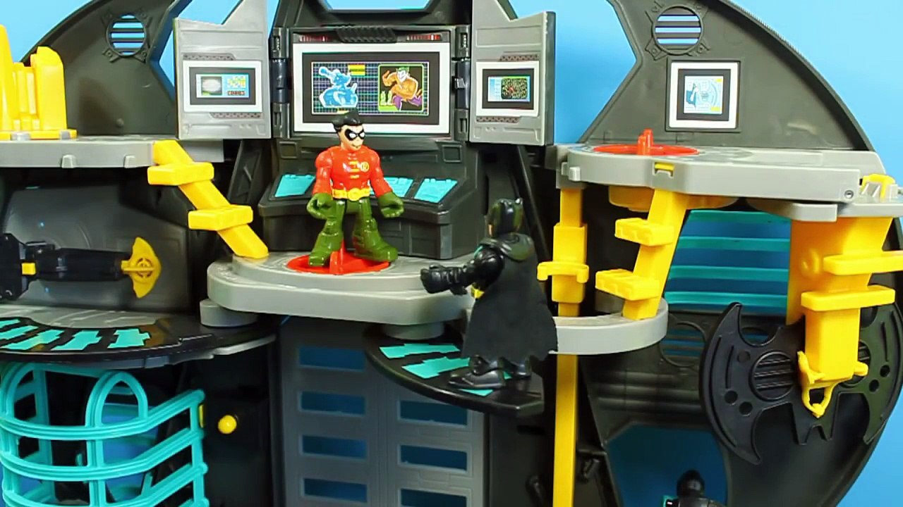 Imaginext Batman & Robin Fight Two Face & Bane | Superhero Battle Mini Movie
