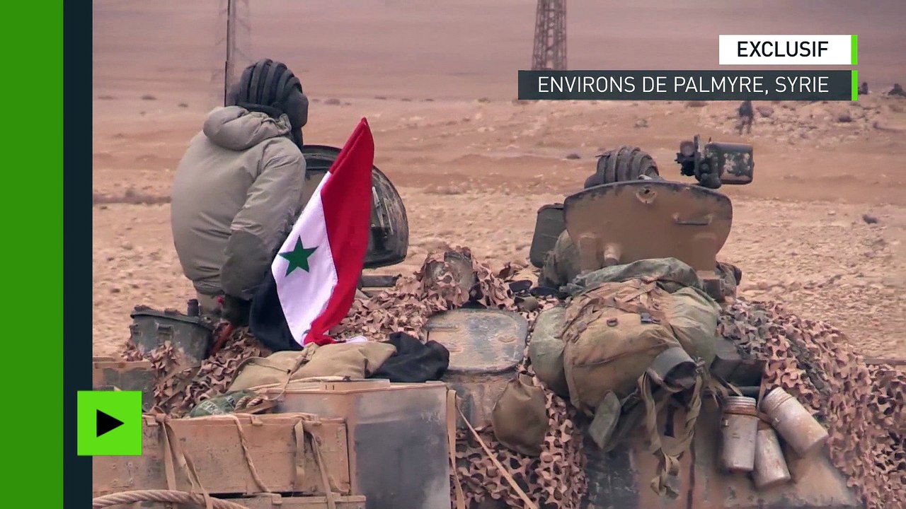 Chars et tirs d’obus : les forces armées syriennes sont tout près de Palmyre