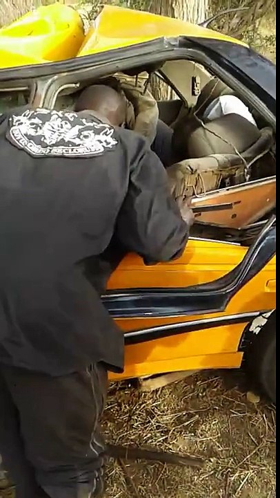 Violent accident sur la  route de Tivaouane (Âmes sensibles s'abstenir)