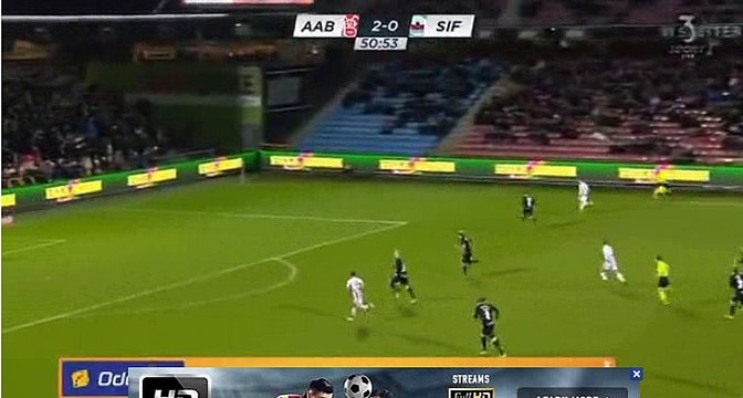 Rasmus Thellufsen Pedersen Hattrick Goal HD - Aalborg 3-0 Silkeborg 02.03.2017