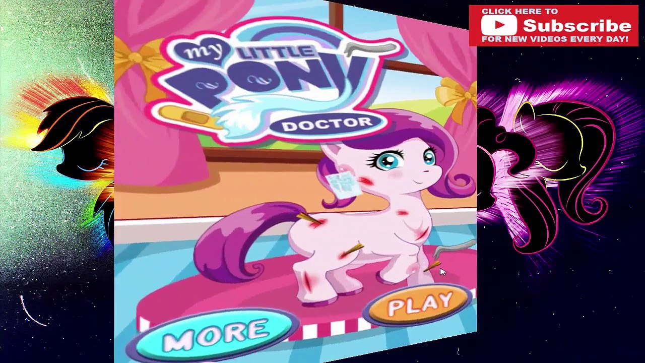 My Little Pony at Hospital - Injured Applejack MLP Doctor Injury Care Full Kids Game Episode