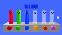 Обучение 3D цветовой гамме для детей | песни цвета для детей | воды цвета детские игры