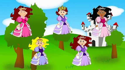 DISNEY PRINCESS FINGER Family Song | Daddy Finger Nursery Rhymes Kids song Children ELSA k