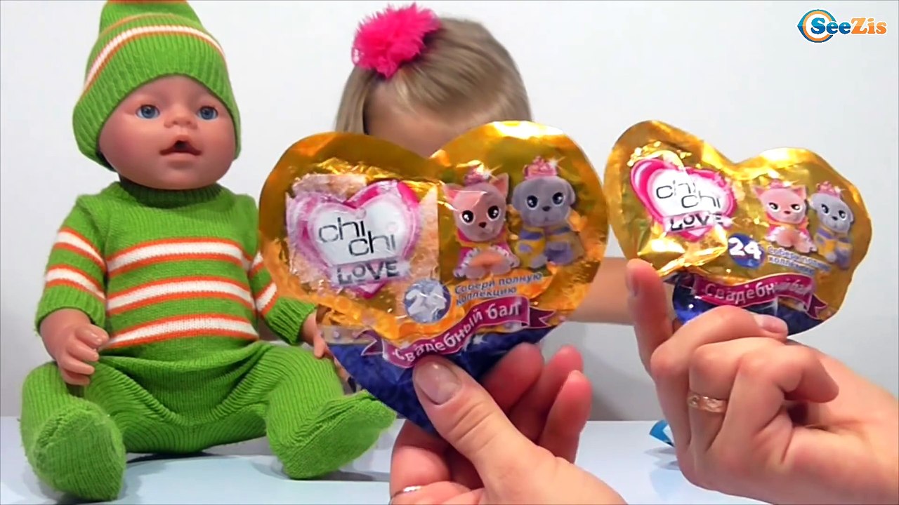 ✔Кукла Беби Борн и девочка Ярослава открывают с...