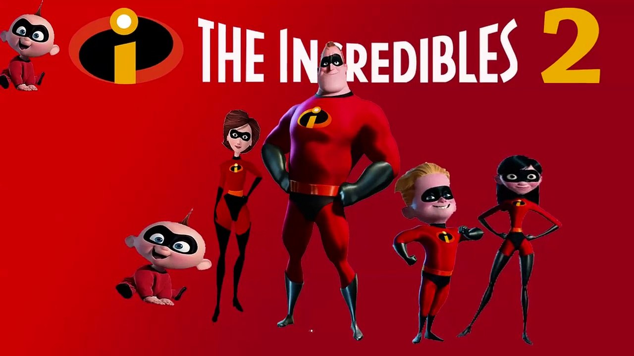The Incredibles 2 Finger Family | Nursery Rhyme for Children | 4K Video