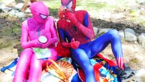 Человек-паук и Супермен против электричества! ж/ замороженные elsa, розовый Человек-паук и Санкт-Золушка