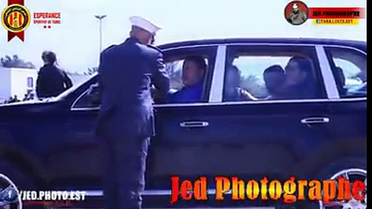 لحظة وصول سليم شيبوب لملعب رادس
