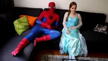 Spiderman Frozen Elsa Breakup | Millionaire Frozen Anna w/ Hulk Batman! Funny Superhero In