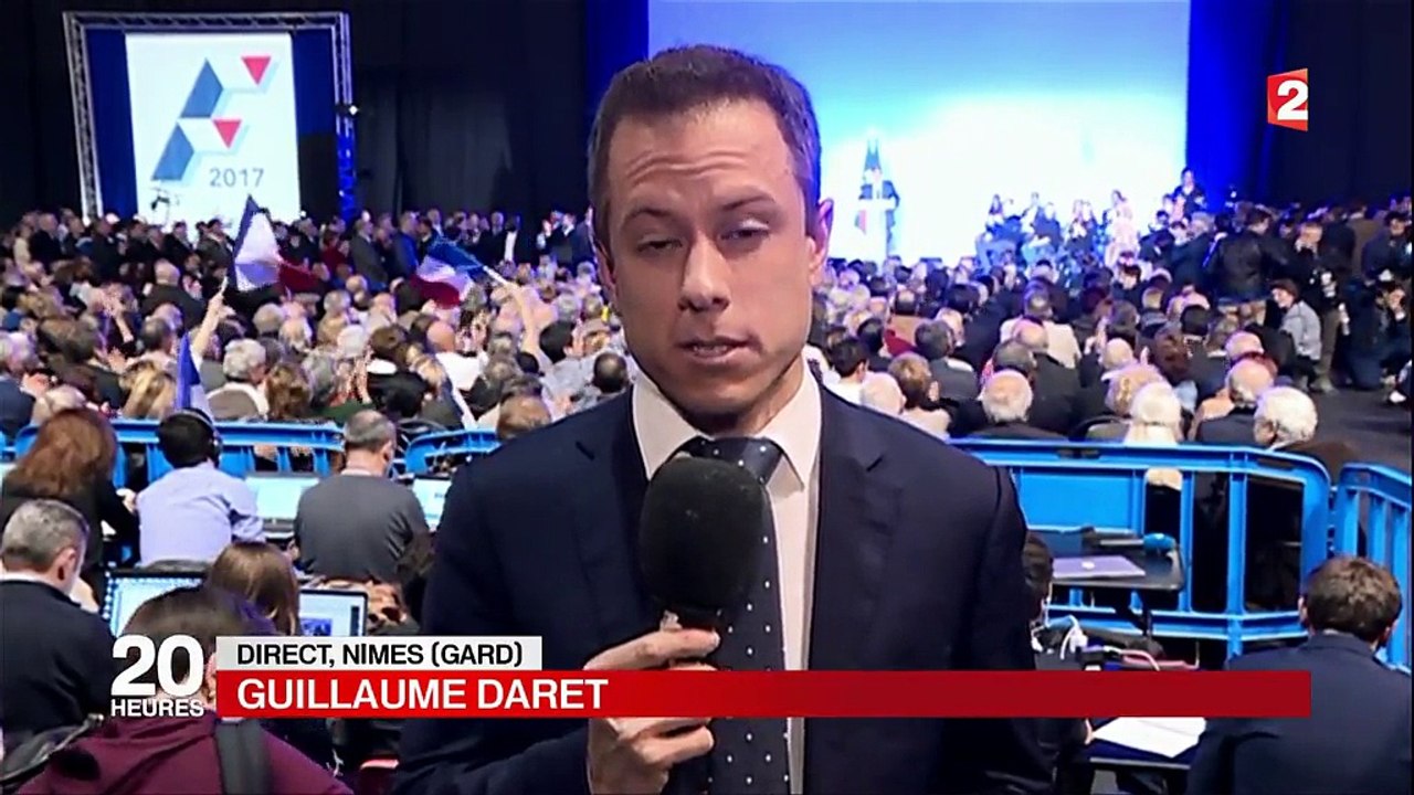 François Fillon en meeting à Nîmes : "Je n'ai pas l'intention de céder"