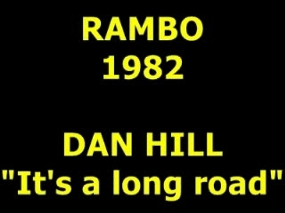 DAN HILL  "It's a long road"  1982