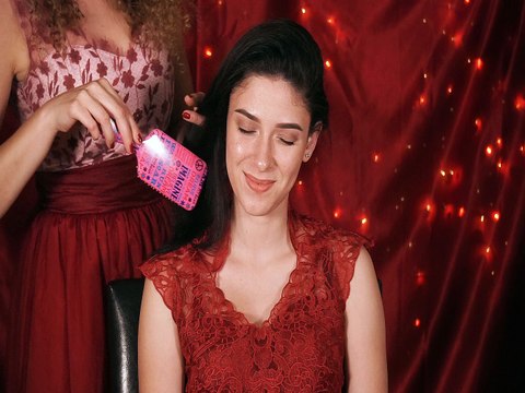 ASMR Gentle Hair Brushing & Scalp Massage, Ear to Ear Whispering for Sleep & Relaxation