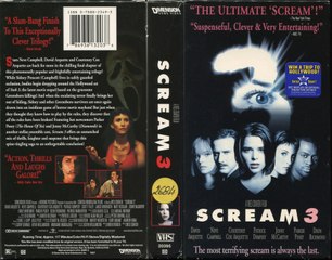 Opening To Scream 3: Bonus Edition 2000 VHS