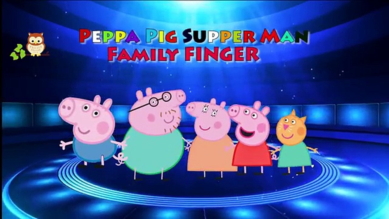 Peppa Pig Fozen Daddy Dedos de Pintura / ALSA Familia Dedo de la Canción de canciones infantiles Letras