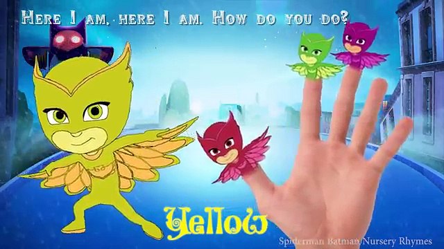 PJ Máscaras Lollipop Dedo de la Familia PJ Máscaras Catboy Owlette Gekko Amaya Luna Niña de la Guardería Rhym