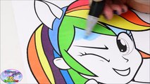 My Little Pony Coloring Book Rainbow Dash MLP MLPEG Episode Surprise Egg and Toy Collector SETC