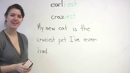English Grammar - Superlative Adjectives -  (most, best, etc.)