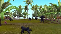 Top 3D Animated Gorilla Finger Family Rhymes For Children | Gorilla Finger Family Songs
