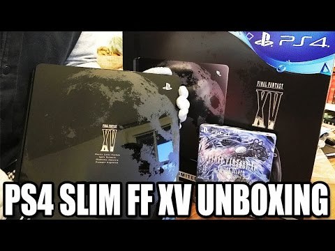 FINAL FANTASY XV : notre UNBOXING de la PS4 Slim collector !