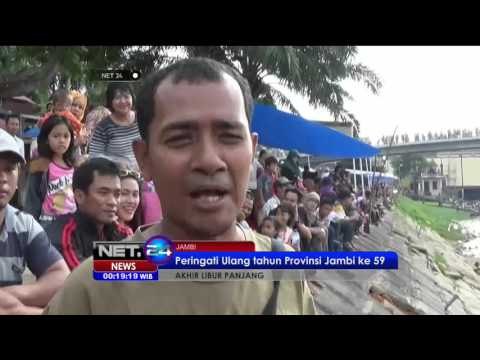 Lomba Pacu Perahu Memperingati Ulang Tahun Jambi - NET24