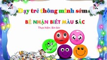 Dạy bé học màu sắc tiếng việt