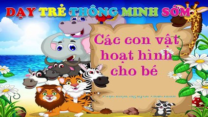 Dạy bé học con vật tiếng anh cực kì hiệu quả