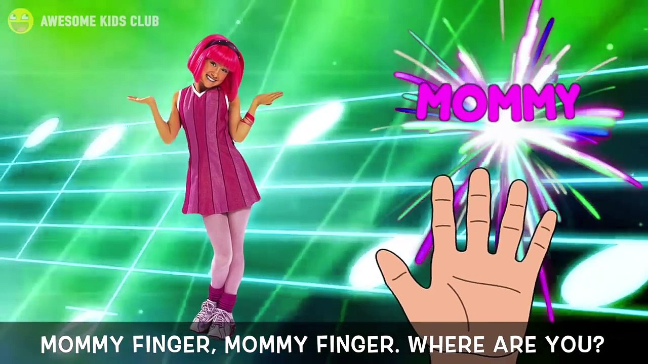 LazyTown Daddy Finger Family Song!