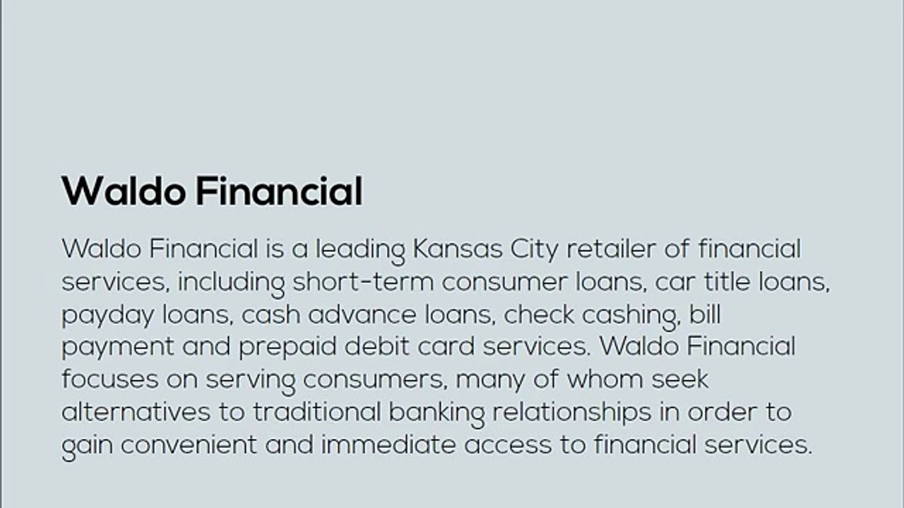 payday loans Kansas City