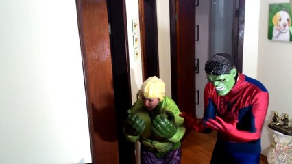 Spiderman, Frozen Elsa & Hulk vs Maleficent Voodoo Prank - Fun Superheroes Movie In Real L