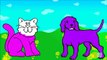 Кошки против собак песни цветы | Цветы для детей | изучаем цвета с пес и Кот Мультфильмы