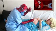 PREGNANT FROZEN ELSA BECOMES MERMAID! w/ Spiderman DOCTOR vs MALEFICENT! Superhero Fun in