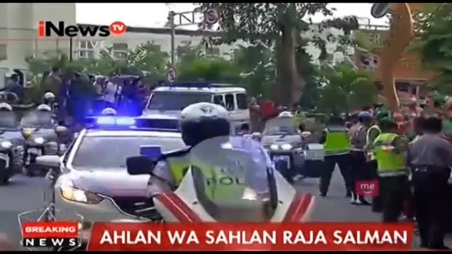 Tiba di Bogor, Raja Salman Disambut Ribuan Warga